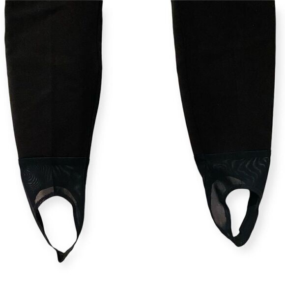 DeNeve Black Ski Stretch Pants w/ Stirrups Size 8P Vintage NWT - Picture 3 of 8